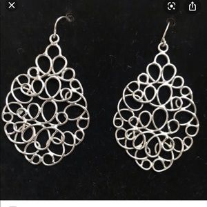 Silpada woven mesh earrings